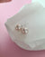 White Edison Pearl 18K White Gold Stud Earrings - 9mm to 10mm