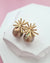 Wrinkled Pearl Earrings - Metallic Green & Firework Stud, Modern Pearl Jewelry for Busy Women