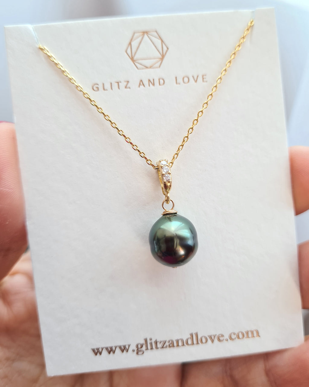 Tahitian Pearl Pendant - 9mm+ Near Round