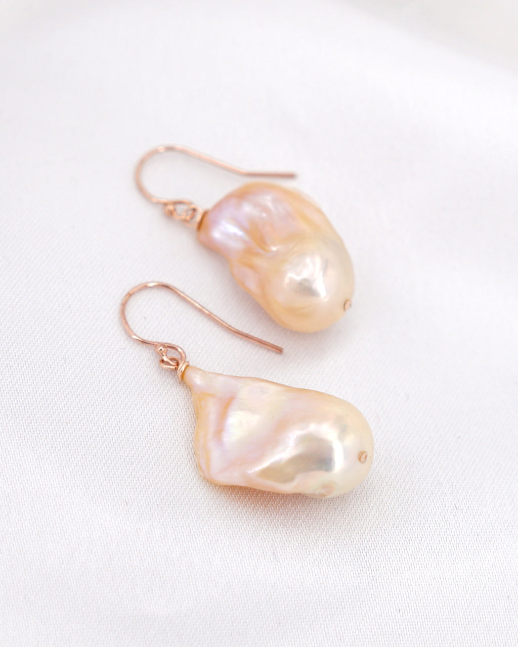 Freshwater Baroque Pearl Earrings - Simple - Wedding Bridal Jewelry for Brides and Bridesmaids | Singapore