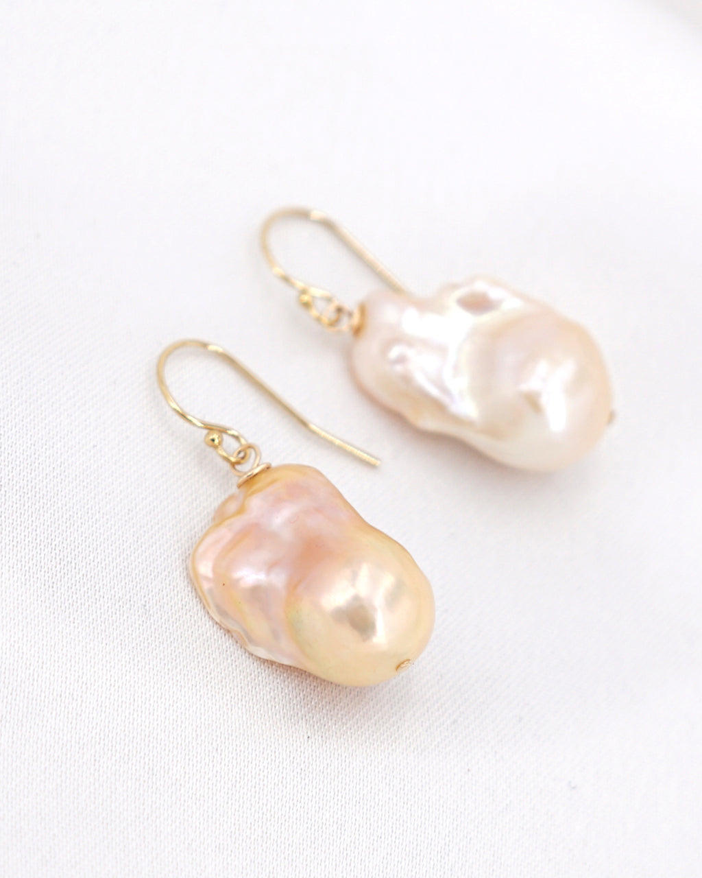Freshwater Baroque Pearl Earrings - Simple - Wedding Bridal Jewelry for Brides and Bridesmaids | Singapore
