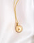 Champagne Elegance: South Sea Pearl Pendant Necklace with Cubic Zirconia Halo | Pearl Jewelry