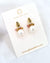 Classy Gemstone Cluster & Metallic White Edison Pearl Earrings - Labradorite | Modern Wedding Pearl Jewelry for Brides
