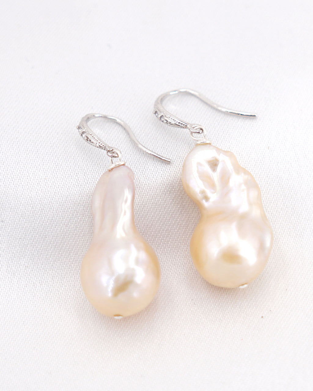 Baroque Pearl Earrings - Simple - Wedding Bridal Jewelry for Brides and Bridesmaids | Singapore