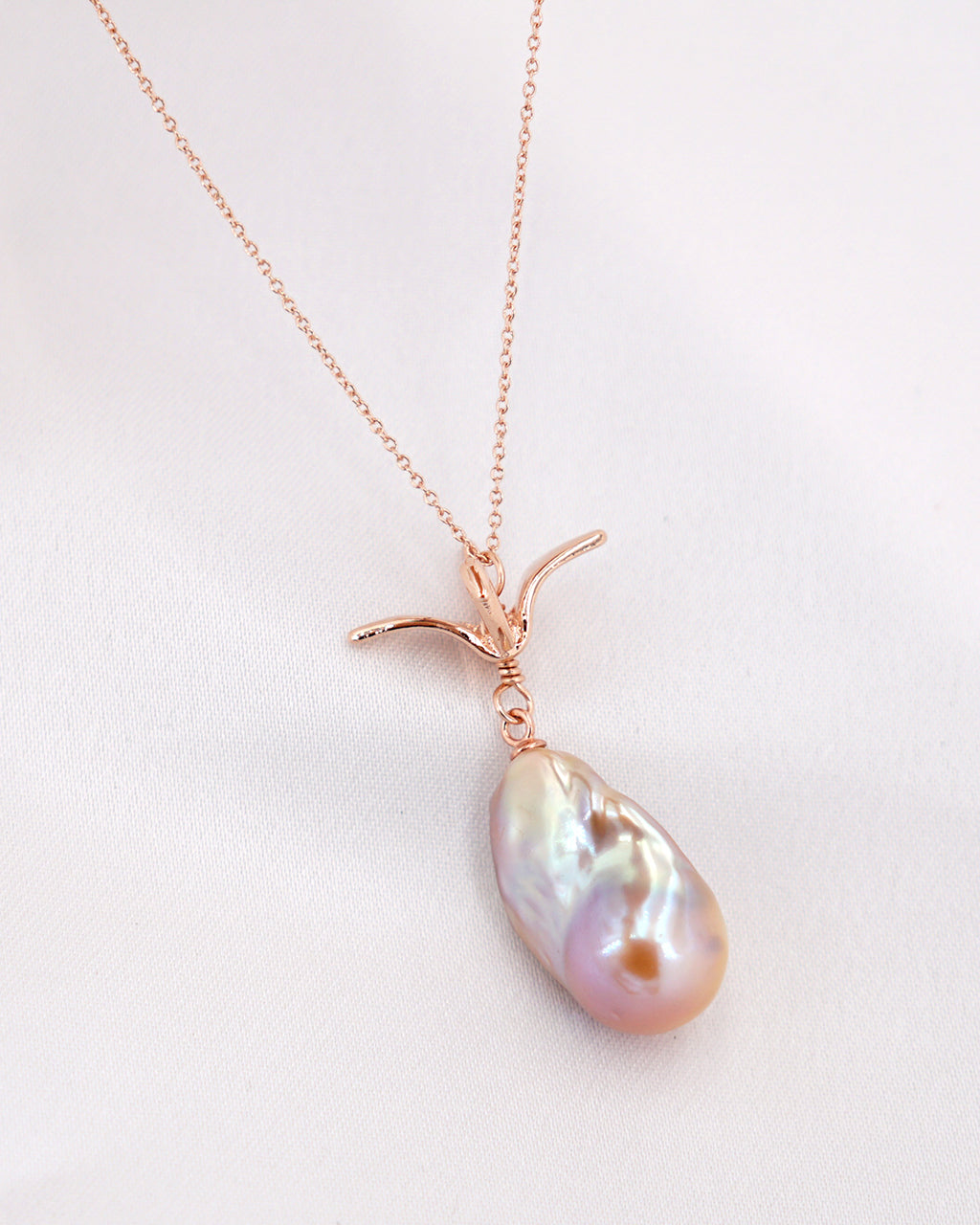 Lavender Keishi Pearl Necklace (Recommended For You) - Biographie