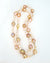 Metallic Wrinkled Baroque Pearls and Keshi Necklace | Handmade Statement Jewelry