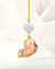Metallic Baroque Pearl & Jade Gold Necklace - Minimalist & OOAK - Wedding Bridal Jewelry for Brides and Bridesmaids | Singapore