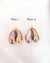 Metallic Baroque Pearl Threader Earrings | Freshwater Pearl Jewelry