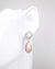 Pink Baroque Pearl Teardrop Earrings - Petite - Wedding Bridal Jewelry for Brides and Bridesmaids | Singapore