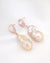 Pink Baroque Pearl Earrings - Teardrop - Wedding Bridal Jewelry for Brides and Bridesmaids | Singapore