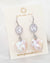 Statement White Baroque Pearl Oval Crystal Chandelier Earrings - Wedding Bridal Jewelry for Brides and Bridesmaids | Baroque Pearl Jewelry for Mother's Day Gifts