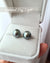 Tahitian Pearl Stud Earrings 10mm Sea Pearl Jewelry