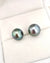 Tahitian Pearl Stud Earrings 9mm | Sea Pearls Earrings Studs 