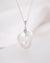 Baroque Pearl Pendant Silver Necklace - White - Wedding Bridal Jewelry for Brides and Bridesmaids | Singapore