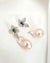 White Baroque Pearl Floral Earrings - 925 Sterling Silver | Freshwater Pearl Jewelry