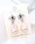White Baroque Pearl Floral Earrings - 925 Sterling Silver | Freshwater Pearl Jewelry
