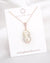Baroque Pearl Pendant Necklace - Simple Rainbow Overtone | Singapore