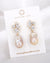 Statement Baroque Pearl Cluster Earrings - Gold - Wedding Bridal Jewelry for Brides and Bridesmaids | Singapore