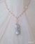 Grey Baroque Pearl and Rose Quartz Necklace