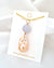 Golden Baroque Pearl & Jade Gold Necklace - Minimalist & Elegant - Wedding Bridal Jewelry for Brides and Bridesmaids | Singapore